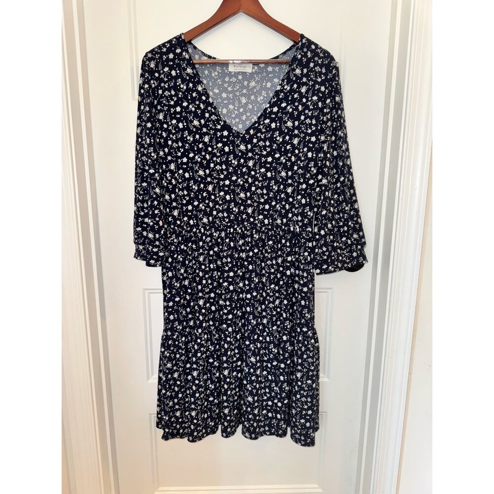 Kaileigh Magdalena Knit Tiered Dress - Size 1X